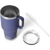 imageYETI Rambler 35 oz Straw Mug Vacuum Insulated Stainless Steel Moon DustMoon Dust  Textured