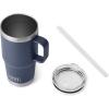 imageYETI Rambler 35 oz Straw Mug Vacuum Insulated Stainless Steel Moon DustNavy