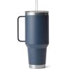 imageYETI Rambler 35 oz Straw Mug Vacuum Insulated Stainless Steel Moon DustNavy