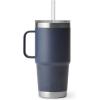 imageYETI Rambler 35 oz Straw Mug Vacuum Insulated Stainless Steel Moon DustNavy