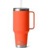 imageYETI Rambler 35 oz Straw Mug Vacuum Insulated Stainless Steel Moon DustPapaya
