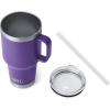 imageYETI Rambler 35 oz Straw Mug Vacuum Insulated Stainless Steel Moon DustPeak Purple