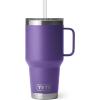 imageYETI Rambler 35 oz Straw Mug Vacuum Insulated Stainless Steel Moon DustPeak Purple