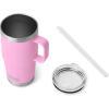 imageYETI Rambler 35 oz Straw Mug Vacuum Insulated Stainless Steel Moon DustPower Pink