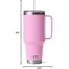 imageYETI Rambler 35 oz Straw Mug Vacuum Insulated Stainless Steel Moon DustPower Pink