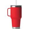 imageYETI Rambler 35 oz Straw Mug Vacuum Insulated Stainless Steel Moon DustRescue Red