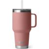 imageYETI Rambler 35 oz Straw Mug Vacuum Insulated Stainless Steel Moon DustSandstone Pink