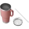 imageYETI Rambler 35 oz Straw Mug Vacuum Insulated Stainless Steel Moon DustSandstone Pink