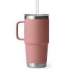 imageYETI Rambler 35 oz Straw Mug Vacuum Insulated Stainless Steel Moon DustSandstone Pink