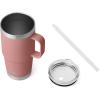 imageYETI Rambler 35 oz Straw Mug Vacuum Insulated Stainless Steel Moon DustSandstone Pink