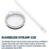 imageYETI Rambler 35 oz Straw Mug Vacuum Insulated Stainless Steel Moon DustSandstone Pink