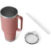 imageYETI Rambler 35 oz Straw Mug Vacuum Insulated Stainless Steel Moon DustSandstone Pink