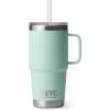 imageYETI Rambler 35 oz Straw Mug Vacuum Insulated Stainless Steel Moon DustSeafoam