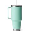 imageYETI Rambler 35 oz Straw Mug Vacuum Insulated Stainless Steel Moon DustSeafoam