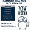 imageYETI Rambler 35 oz Straw Mug Vacuum Insulated Stainless Steel Moon DustSeafoam