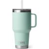 imageYETI Rambler 35 oz Straw Mug Vacuum Insulated Stainless Steel Moon DustSeafoam