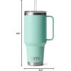 imageYETI Rambler 35 oz Straw Mug Vacuum Insulated Stainless Steel Moon DustSeafoam