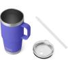 imageYETI Rambler 35 oz Straw Mug Vacuum Insulated Stainless Steel Moon DustUltramarine Violet