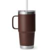 imageYETI Rambler 35 oz Straw Mug Vacuum Insulated Stainless Steel Moon DustWetlands Brown