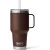 imageYETI Rambler 35 oz Straw Mug Vacuum Insulated Stainless Steel Moon DustWetlands Brown