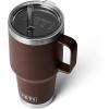 imageYETI Rambler 35 oz Straw Mug Vacuum Insulated Stainless Steel Moon DustWetlands Brown