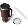 imageYETI Rambler 35 oz Straw Mug Vacuum Insulated Stainless Steel Moon DustWetlands Brown