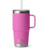 imageYETI Rambler 35 oz Straw Mug Vacuum Insulated Stainless Steel Moon DustWildflower Fuchsia