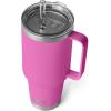 imageYETI Rambler 35 oz Straw Mug Vacuum Insulated Stainless Steel Moon DustWildflower Fuchsia