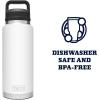 imageYETI Rambler 36 oz Bottle Vacuum Insulated Leakproof Stainless Steel with Chug CapWhite