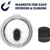 imageYETI Rambler Stackable Pint Vacuum Insulated Stainless Steel with MagSlider LidNordic Blue
