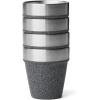 imageYETI Shot Glasses with Carrying Case Set of 4Black StoneTextured