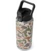 imageYETI Rambler 26 oz Bottle Vacuum Insulated Stainless Steel with Straw Cap Black StoneTan Camo