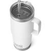 imageYETI Rambler 35 oz Straw Mug Vacuum Insulated Stainless Steel Moon DustWhite