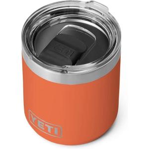 imageYETI Rambler 10 oz Stackable Lowball 20 Vacuum Insulated Stainless Steel with MagSlider Lid Black StoneHigh Desert Clay
