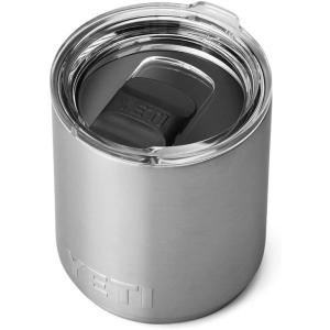 imageYETI Rambler 10 oz Stackable Lowball 20 Vacuum Insulated Stainless Steel with MagSlider Lid Black StoneStainless Steel