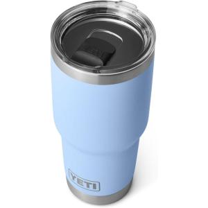imageYETI Rambler 30 oz Tumbler Stainless Steel Vacuum Insulated with MagSlider Lid Moon DustBig Sky Blue