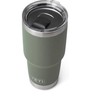 imageYETI Rambler 30 oz Tumbler Stainless Steel Vacuum Insulated with MagSlider Lid Moon DustCamp Green
