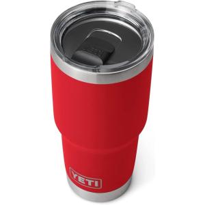 imageYETI Rambler 30 oz Tumbler Stainless Steel Vacuum Insulated with MagSlider Lid Moon DustRescue Red