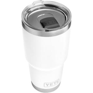 imageYETI Rambler 30 oz Tumbler Stainless Steel Vacuum Insulated with MagSlider Lid Moon DustWhite
