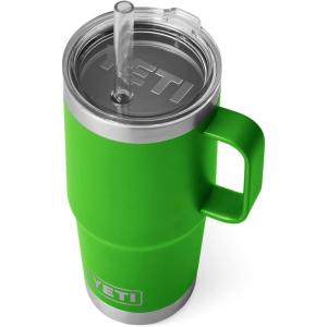 imageYETI Rambler 35 oz Straw Mug Vacuum Insulated Stainless Steel Moon DustCanopy Green