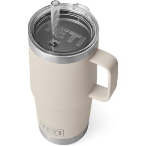 imageYETI Rambler 35 oz Straw Mug Vacuum Insulated Stainless Steel Moon DustCape Taupe