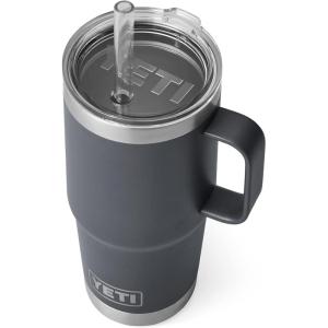 imageYETI Rambler 35 oz Straw Mug Vacuum Insulated Stainless Steel Moon DustCharcoal