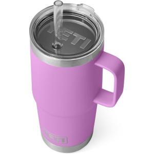 imageYETI Rambler 35 oz Straw Mug Vacuum Insulated Stainless Steel Moon DustDesert Bloom