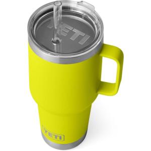imageYETI Rambler 35 oz Straw Mug Vacuum Insulated Stainless Steel Moon DustFirefly Yellow