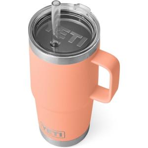imageYETI Rambler 35 oz Straw Mug Vacuum Insulated Stainless Steel Moon DustLowcountry Peach