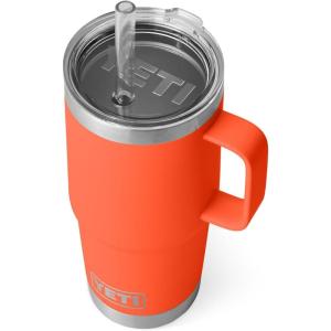 imageYETI Rambler 35 oz Straw Mug Vacuum Insulated Stainless Steel Moon DustPapaya