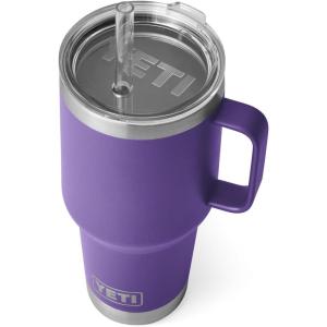 imageYETI Rambler 35 oz Straw Mug Vacuum Insulated Stainless Steel Moon DustPeak Purple