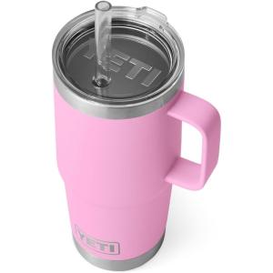 imageYETI Rambler 35 oz Straw Mug Vacuum Insulated Stainless Steel Moon DustPower Pink