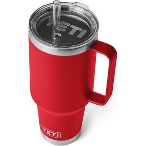 imageYETI Rambler 35 oz Straw Mug Vacuum Insulated Stainless Steel Moon DustRed