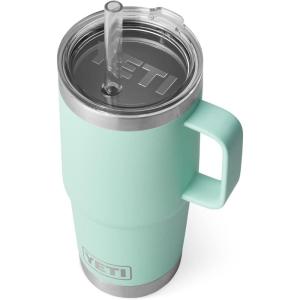 imageYETI Rambler 35 oz Straw Mug Vacuum Insulated Stainless Steel Moon DustSeafoam